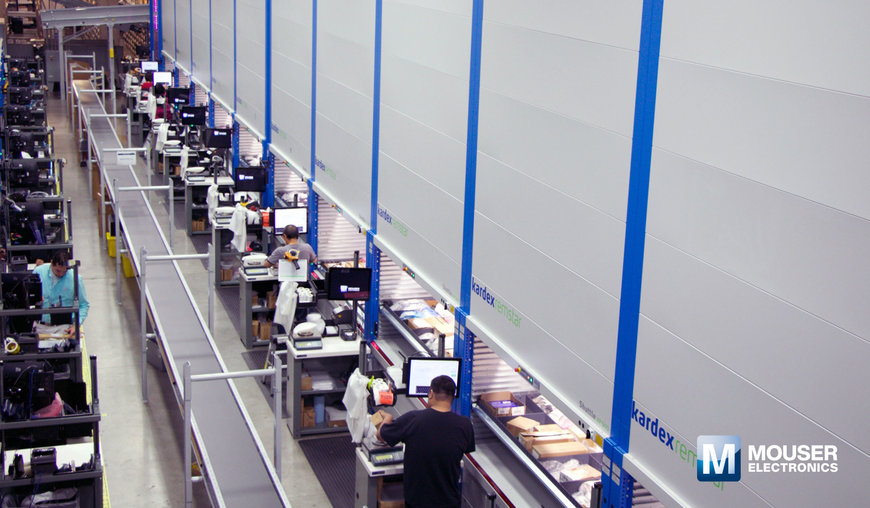 Mouser Electronics Leads Distribution Industry in Advanced Warehouse Automation